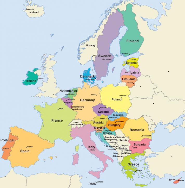 EU map